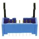 TE Connectivity AMP-LATCH Series Straight Through Hole PCB Header, 14 Contact, 2.54 mm Pitch, 2 Row, Shrouded 2-1761606-5