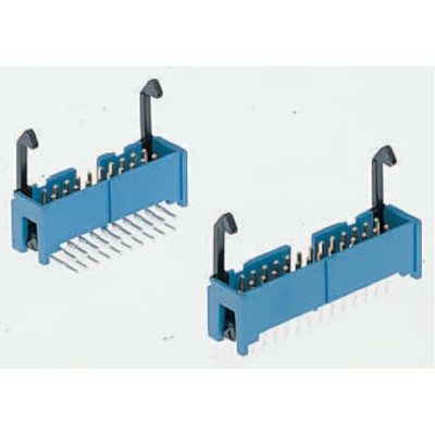 TE Connectivity AMP-LATCH Series Straight Through Hole PCB Header, 40 Contact(s), 2.54 mm Pitch, 2 Row, Shrouded 3-1761606-3