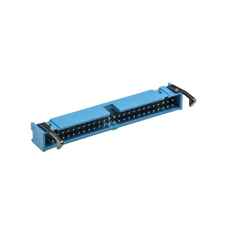 TE Connectivity AMP-LATCH Series Straight Through Hole PCB Header, 50 Contacts, 2.54 mm Pitch, 2 Row, Shrouded 3-1761606-5