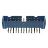TE Connectivity AMP-LATCH Series Right Angle Shrouded Through Hole PCB Header 26 Contacts 2.54 mm Pitch 250V 1A 2-1761605-9