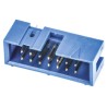 TE Connectivity AMP-LATCH Series Straight Through Hole PCB Header, 14 Contacts, 2.54 mm Pitch, 2 Row, Shrouded 2-1761603-5