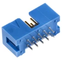 TE Connectivity AMP-LATCH Series Straight Through Hole PCB Header, 10 Contacts, 2.54 mm Pitch, 2 Row, Shrouded 2-1761603-3