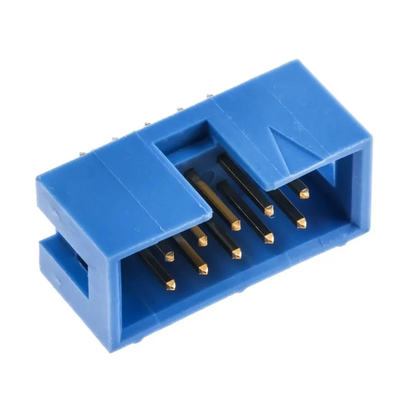 TE Connectivity AMP-LATCH Series Straight Through Hole PCB Header, 10 Contacts, 2.54 mm Pitch, 2 Row, Shrouded 2-1761603-3