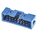 TE Connectivity AMP-LATCH Series Straight Through Hole PCB Header, 16 Contacts, 2.54 mm Pitch, 2 Row, Shrouded 2-1761603-6