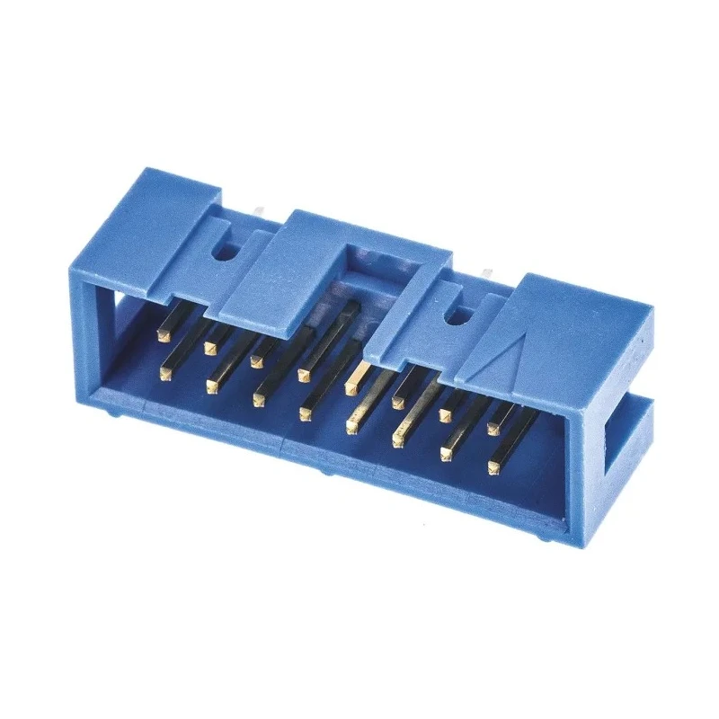 TE Connectivity AMP-LATCH Series Straight Through Hole PCB Header, 16 Contacts, 2.54 mm Pitch, 2 Row, Shrouded 2-1761603-6