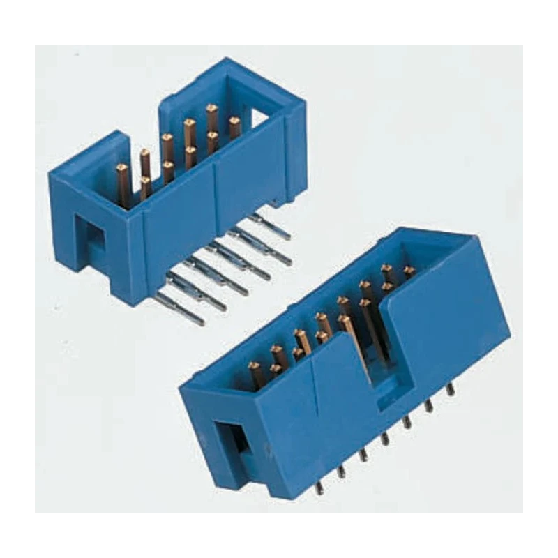 TE Connectivity AMP-LATCH Series Straight Through Hole PCB Header 40 Contacts 2.54 mm Pitch 2 Row Shrouded 3-1761603-3