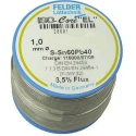 Felder Lottechnik Lead Solder Wire 1 mm Diameter, 40% Lead, 60% Tin, Rosin Based Flux, 183°C Melting Point 20.601.01037