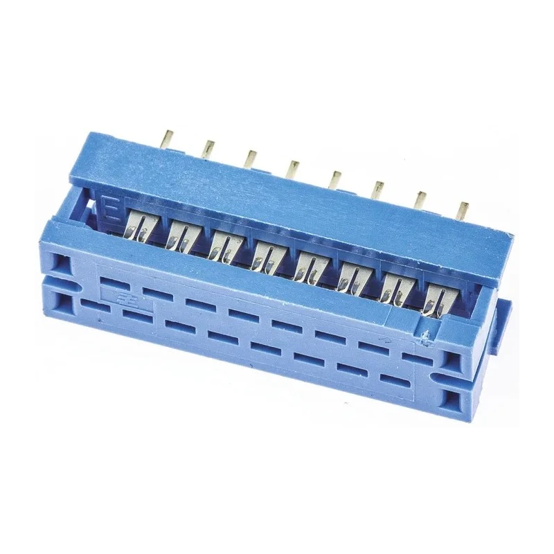 TE Connectivity 16-Way 2-Row Shrouded IDC Connector Male for Cable 250V 1A AMP-LATCH 622 1658525-8