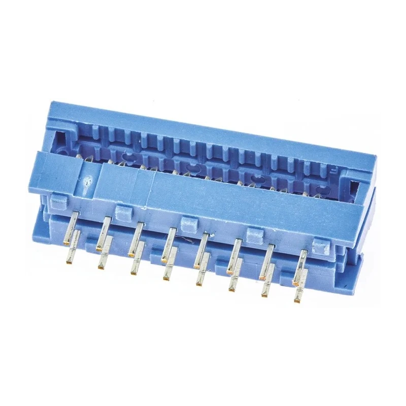 TE Connectivity 16-Way 2-Row Shrouded IDC Connector Male for Cable 250V 1A AMP-LATCH 622 1658525-8