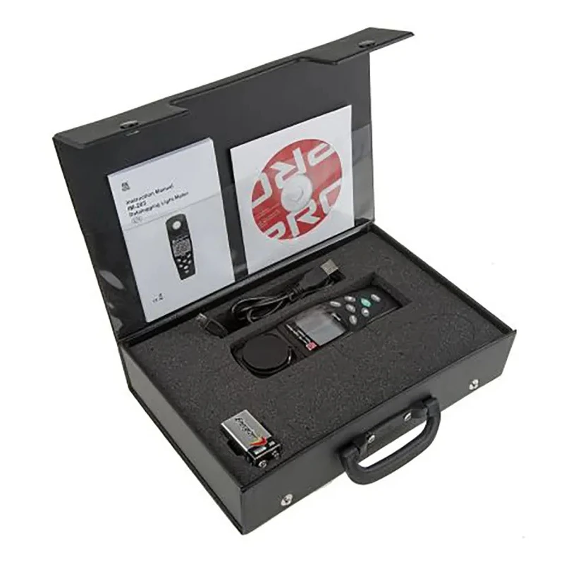 RS PRO Light Meter, Photodiode Sensor, 20 lx to 200000 lx, ±3% Accuracy, Battery Life 200h IM203