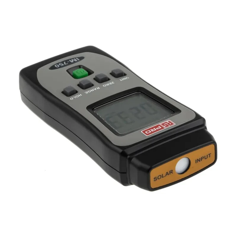 RS PRO Solar Power Meter with 50h Battery Life, Maximum Light Level 1999W/m², Accuracy 10 W/m², Resolution 1 W/m² 106-5313