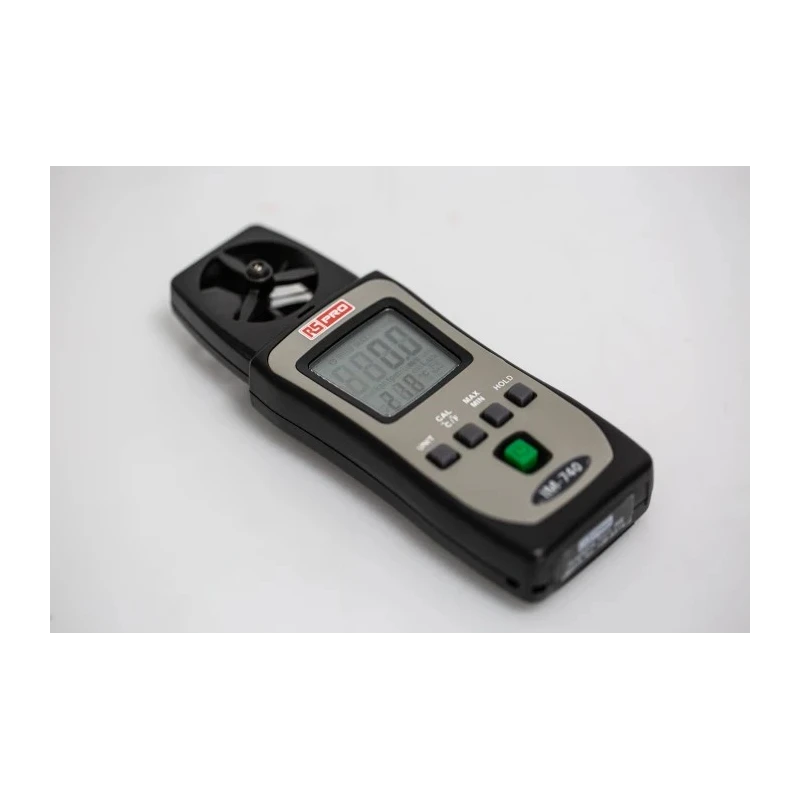 RS PRO Rotary Vane Anemometer Measures Air Velocity Temperature 25 m/s IM-740