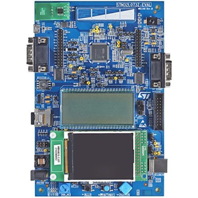 STMicroelectronics Evaluation Board MCU Evaluation Board with ARM Cortex M4, 2.8 Inch LCD-TFT, USB Interface STM32L073Z-EVAL