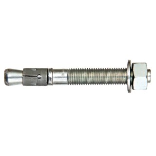 Fischer Fixings Steel FXA Through Bolt M6 Thread Size Zinc Plated Steel 126mm Length 10 mm Drill Diameter 523135