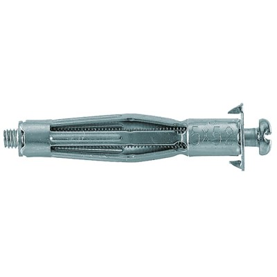 Fischer Fixings Metal Cavity Wall Fixings with 10 mm Fixing Hole Diameter, Length 37 mm, Slot Drive Type 42870