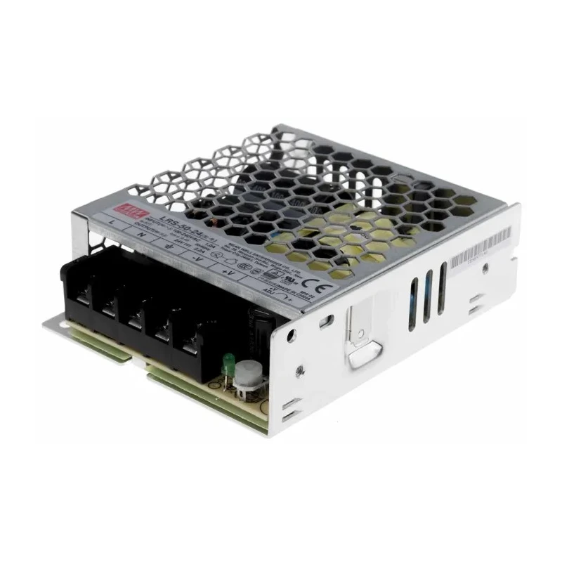 MEAN WELL Switching Power Supply 24V DC 52.8W 2.2A Universal Input 85-264V AC 120-373V DC LRS-50-24