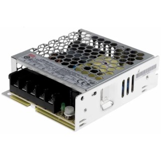 MEAN WELL Switching Power Supply 15V DC 51W 3.4A Chassis Mount LRS-50-15