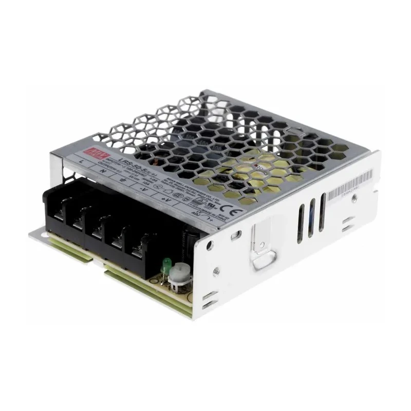 MEAN WELL Switching Power Supply 5V DC 50W, Universal AC Input 85-264V, 10A Output LRS-50-5
