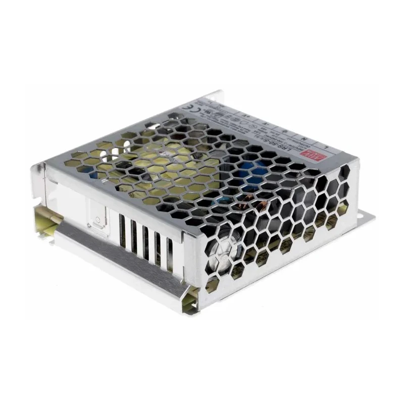 MEAN WELL Switching Power Supply 5V DC 50W, Universal AC Input 85-264V, 10A Output LRS-50-5
