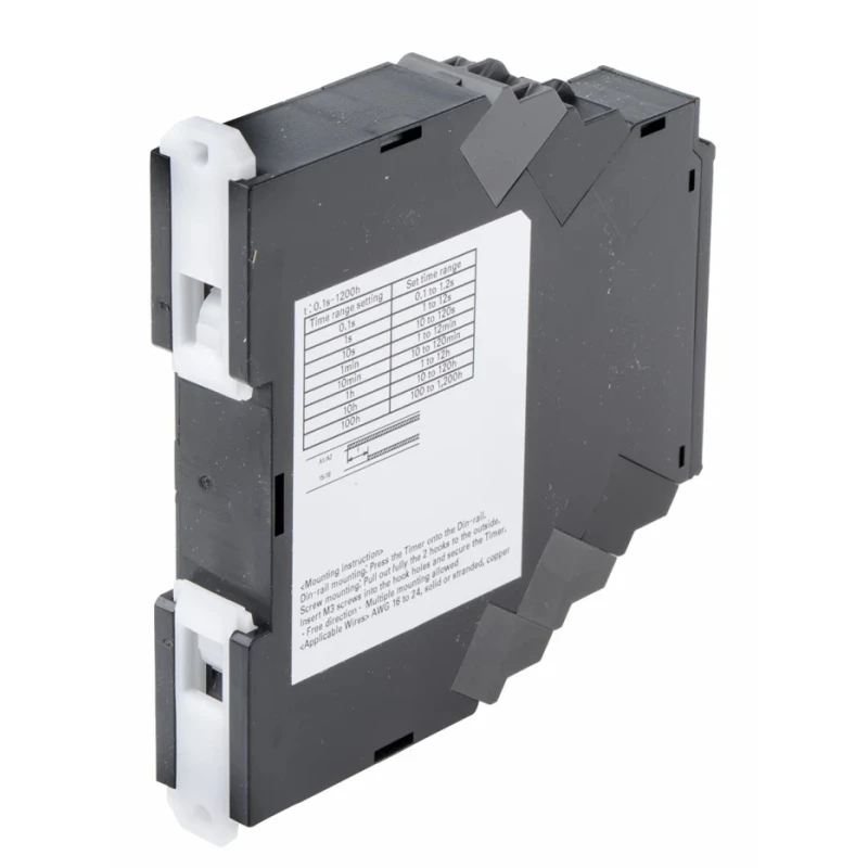 Omron DIN Rail Timer Relay, 2-Contact, 240 V dc 24V ac, 240 V ac, 0.1 s to 1200 h, ON Delay, SPDT Switch H3DT