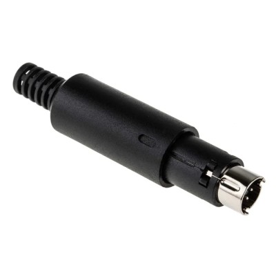 RS PRO 6 Pole Straight Miniature DIN Plug, 1A Current, 50 V AC/DC Cable Male 463-388