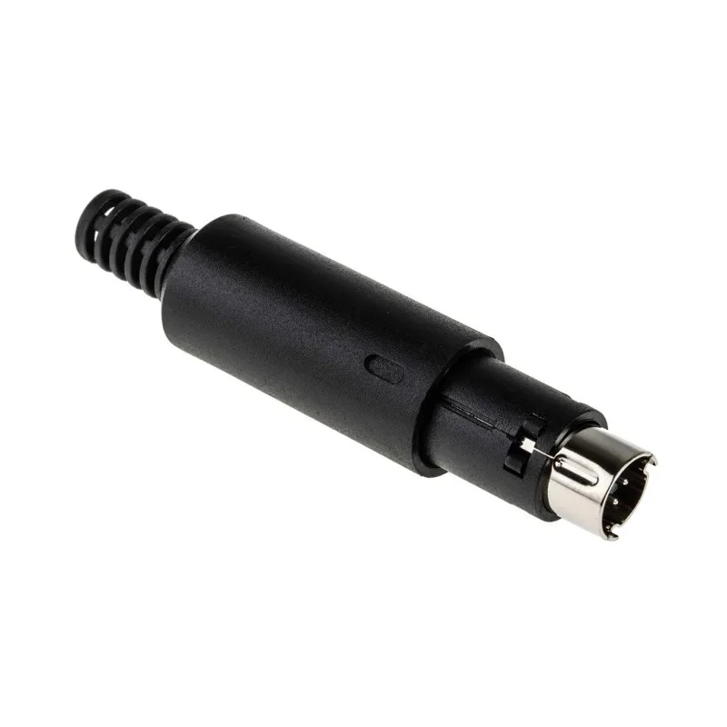 RS PRO 6 Pole Straight Miniature DIN Plug, 1A Current, 50 V AC/DC Cable Male 463-388