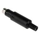 RS PRO 6 Pole Straight Miniature DIN Plug, 1A Current, 50 V AC/DC Cable Male 463-388