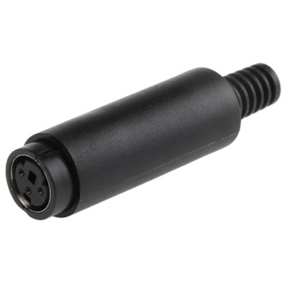 RS PRO 3 Pole Straight Miniature DIN Socket Cable Female 1A Current 50V AC/DC 463-401