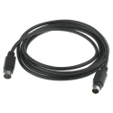 RS PRO PS/2 Cable Black Polyvinyl Chloride Jacket 2m Length 50V AC 463-546