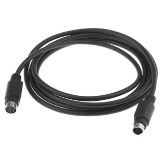 RS PRO PS/2 Cable Black Polyvinyl Chloride Jacket 2m Length 50V AC 463-546