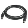 RS PRO PS/2 Cable Black Polyvinyl Chloride Jacket 2m Length 50V AC 463-546
