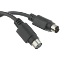 RS PRO PS/2 Cable Black Polyvinyl Chloride Jacket 2m Length 50V AC 463-546