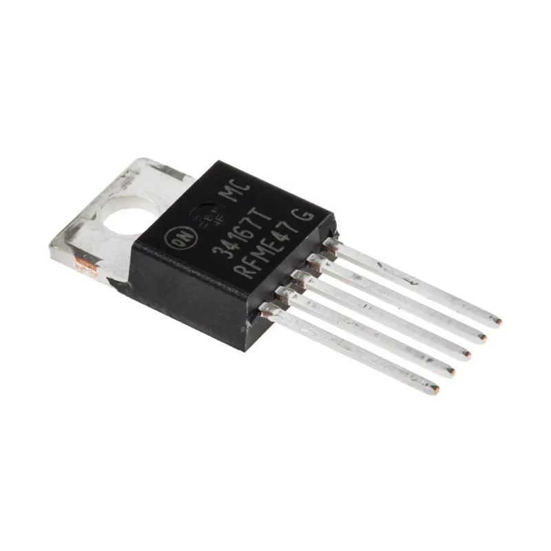 onsemi 1-Channel Buck Boost Switching Regulator 5 A -2 V to 40 V 79 kHz TO-220 5-Pin MC34167TG