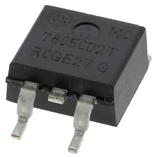 onsemi 5V Linear Voltage Regulator Surface Mount 35V Maximum Input MC7805CD2TG