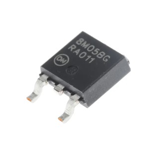 onsemi 3-Pin Surface Mount Positive Voltage Regulator MC78M05BDTG 35V 3.2mA Quiescent Current 125°C MC78M05BDTG