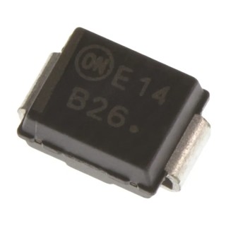 onsemi Schottky Diode 60 V 2 A Surface Mount DO-214AA Package MBRS260T3G