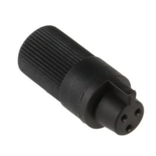 binder Circular Connector Subminiature 3 Contacts Cable Socket Female IP40 60V 3A Polyamide Housing 719 Series 09-9748-00-03