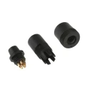 binder Circular Connector, 5 Contacts, Cable Mount, Subminiature Socket, Female, IP40, 60V, 3A, Polyamide 09-9790-71-05