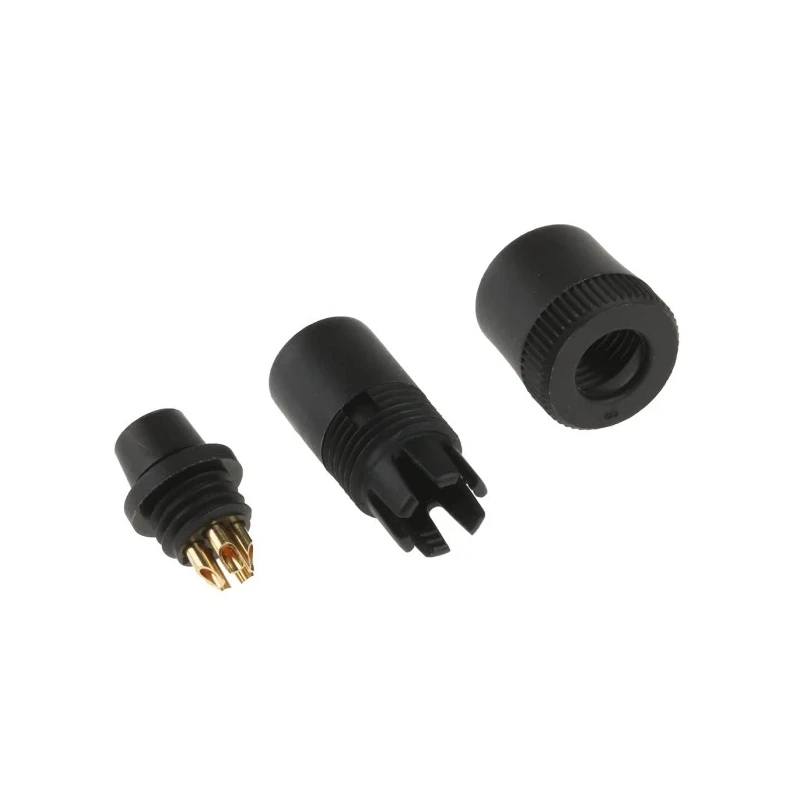 binder Circular Connector, 5 Contacts, Cable Mount, Subminiature Socket, Female, IP40, 60V, 3A, Polyamide 09-9790-71-05