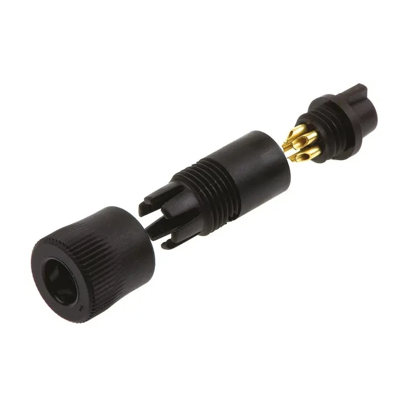 binder Circular Connector, 5 Contacts, Cable Mount, Subminiature Socket, Female, IP40, 60V, 3A, Polyamide 09-9790-71-05