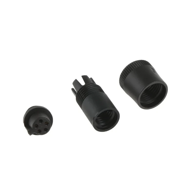 binder Circular Connector, 5 Contacts, Cable Mount, Subminiature Socket, Female, IP40, 60V, 3A, Polyamide 09-9790-71-05