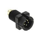 binder Industrial Circular Connector, Panel Mount, 5 Contacts, Plug Male, IP40, 8 mm Shell, 60V, 3A, Polyamide 09-9791-30-05