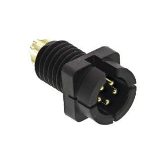 binder Industrial Circular Connector, Panel Mount, 5 Contacts, Plug Male, IP40, 8 mm Shell, 60V, 3A, Polyamide 09-9791-30-05