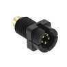 binder Industrial Circular Connector, Panel Mount, 5 Contacts, Plug Male, IP40, 8 mm Shell, 60V, 3A, Polyamide 09-9791-30-05
