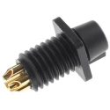 binder Circular Connector, 5 Contacts, Panel Mount, Subminiature Connector, Plug, Female, IP40, 719 Series 09-9792-30-05