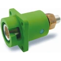 ITT Cannon Panel Mount Industrial Power Mains Connector 1kV Rated 250A Green Veam Snaplock IP67