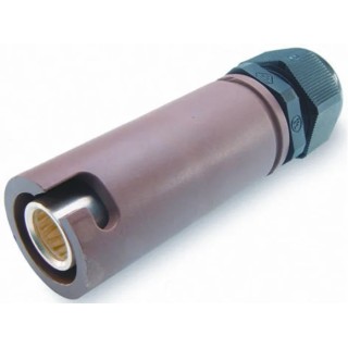 ITT Cannon Industrial Power Connector Veam Snaplock Cable Mount 250A 1kV IP65 Brown 
