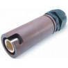 ITT Cannon Industrial Power Connector Veam Snaplock Cable Mount 250A 1kV IP65 Brown