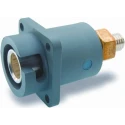 ITT Cannon Veam Snaplock IP67 Grey Panel Mount 1P Straight Female Mains Connector 250A 1kV 