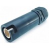 ITT Cannon Industrial Power Connector Black Cable Mount Rated At 250A 1kV IP65 Screw Terminal Veam Snaplock